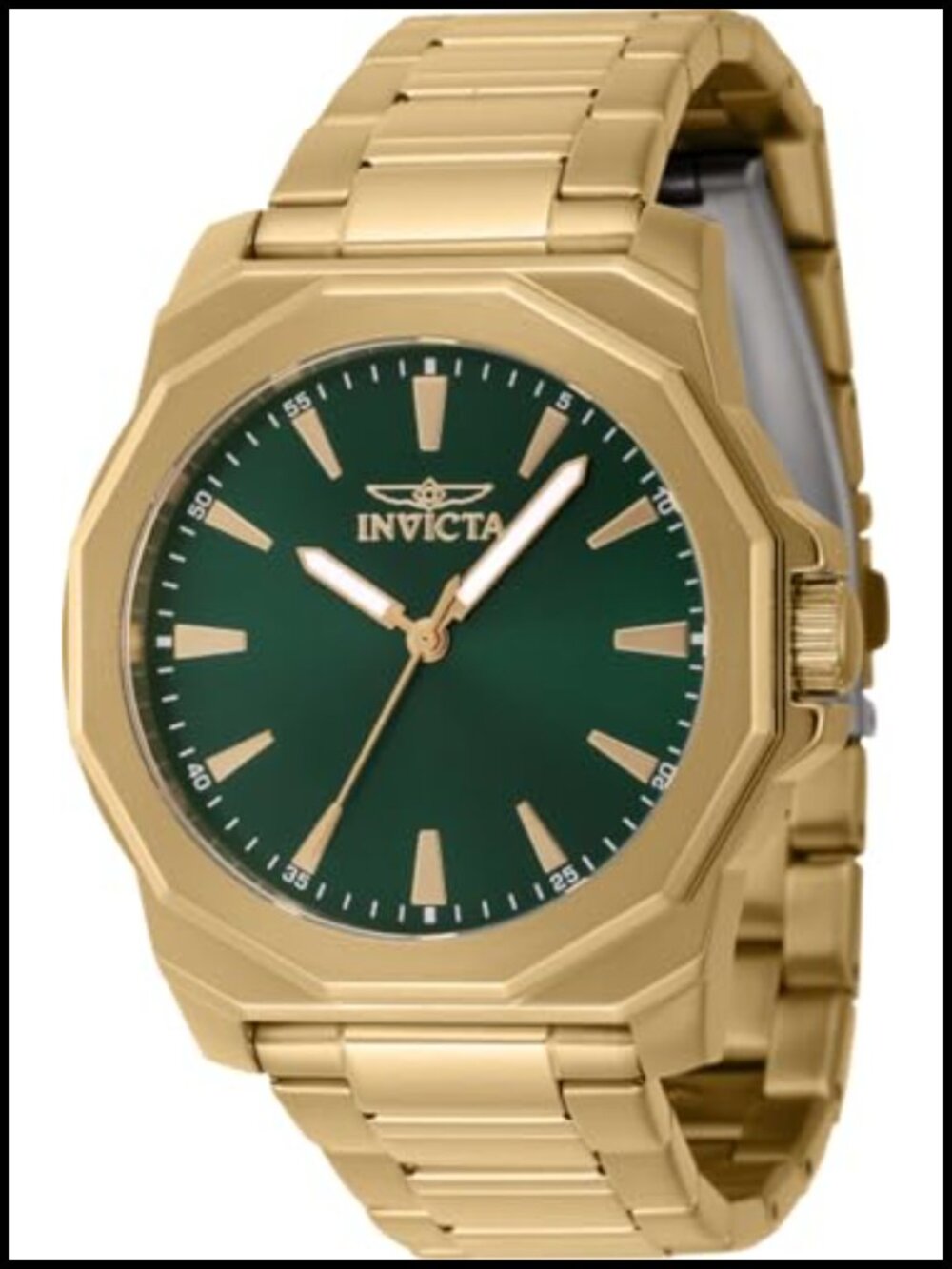 Mens Speedway 42mm Stainless Steel Quartz Watch 30M Water Resistant
